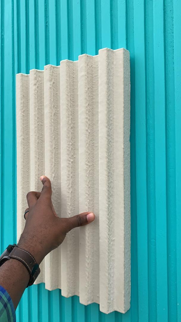 EPS panels installed as a building wall system
